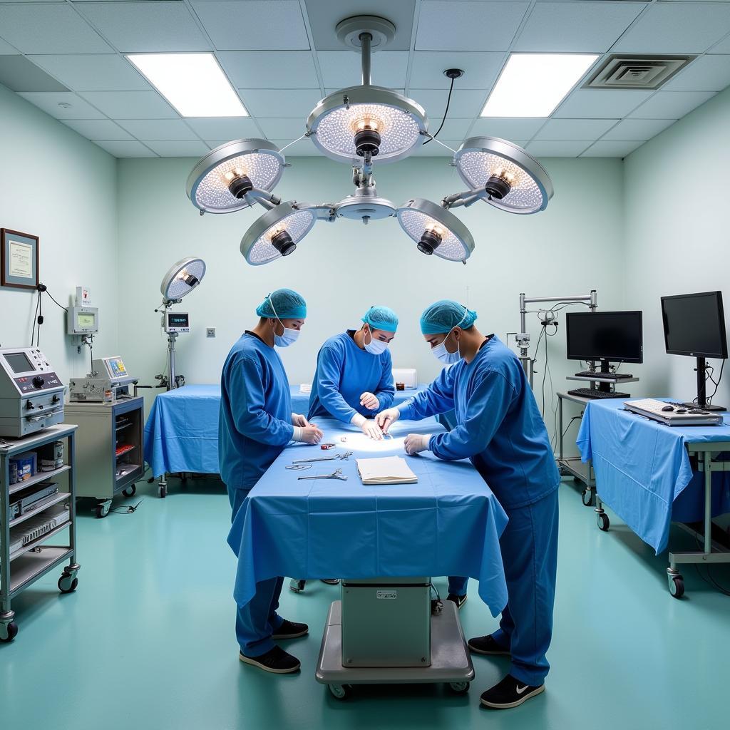 State-of-the-art surgical suite in Parker Co heritage animal hospital