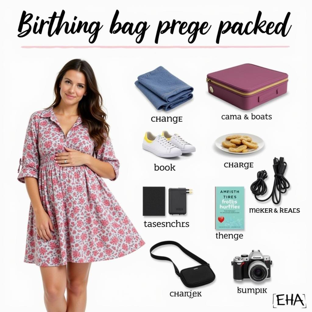 Hospital Bag Essentials for Partner: Comfortable Clothes, Snacks, Entertainment. 