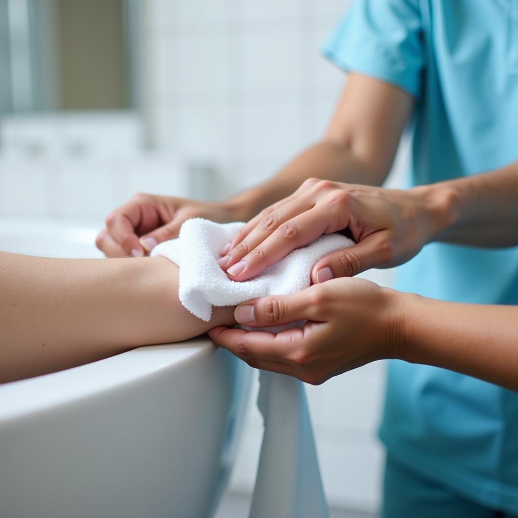 Hospital bathing wipes offer a gentle and effective way to maintain hygiene.