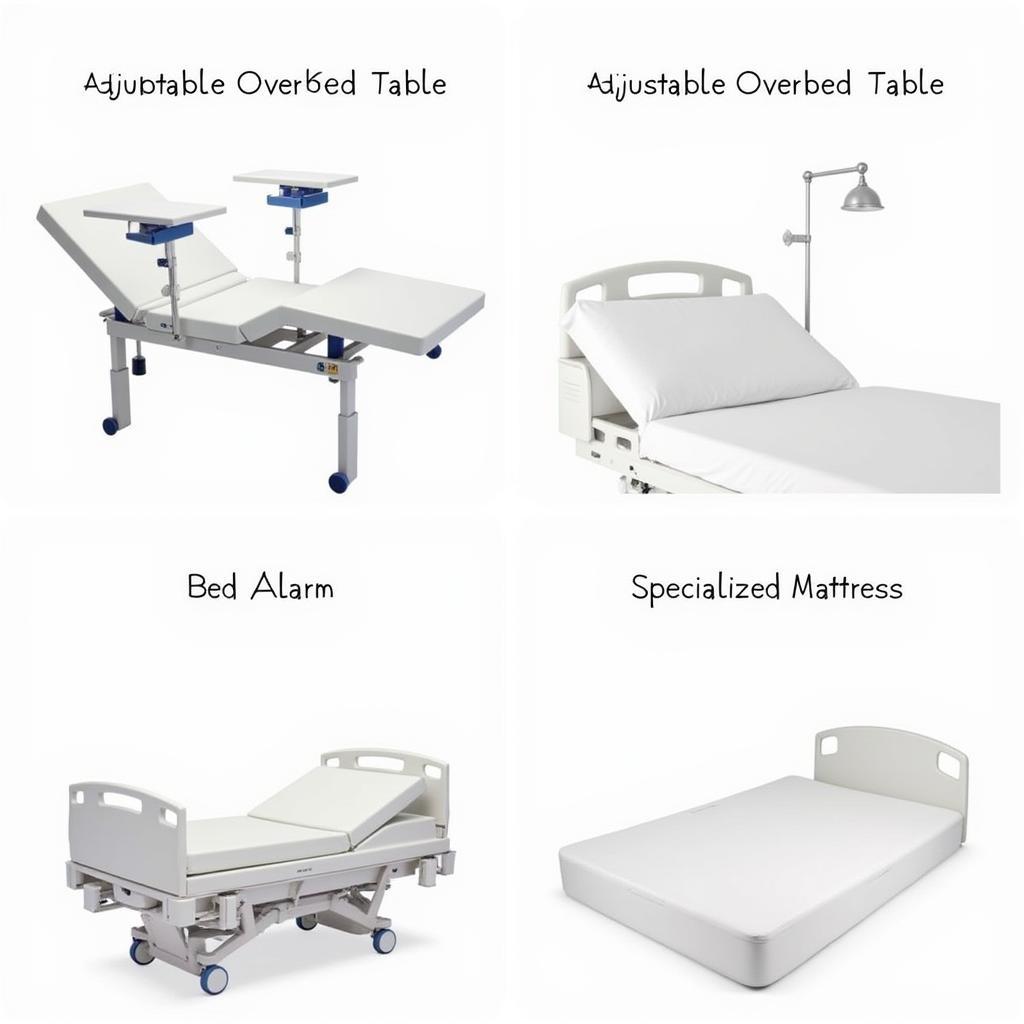 Hospital bed accessories for added comfort and safety