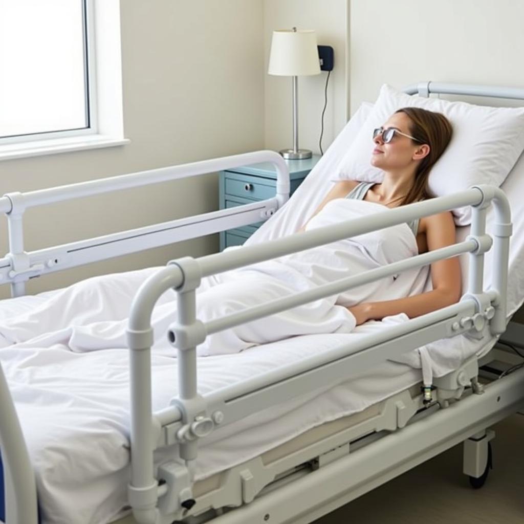 Hospital Bed Full Rails Prioritize Patient Safety