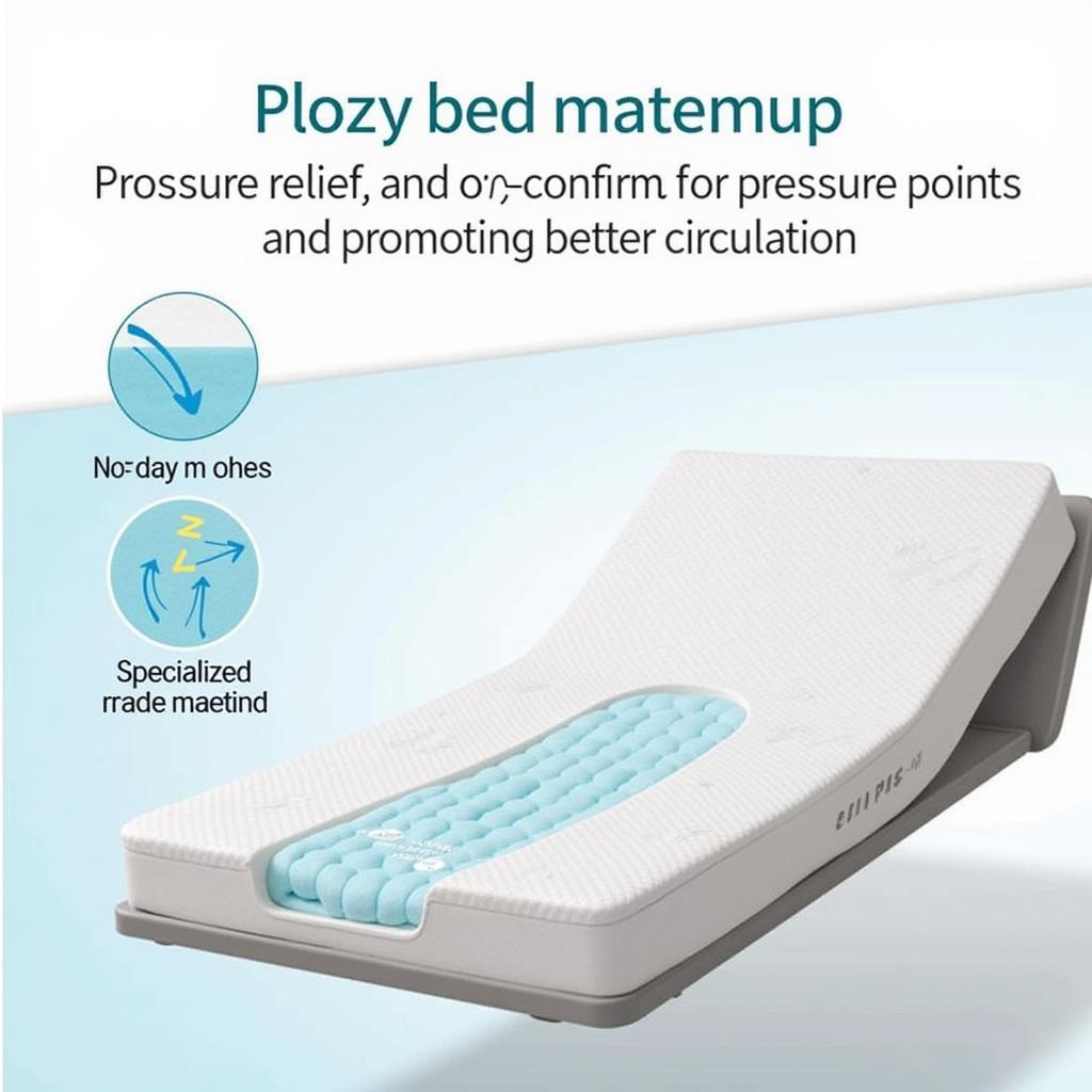 Hospital Bed Mattress for Pressure Relief and Comfort