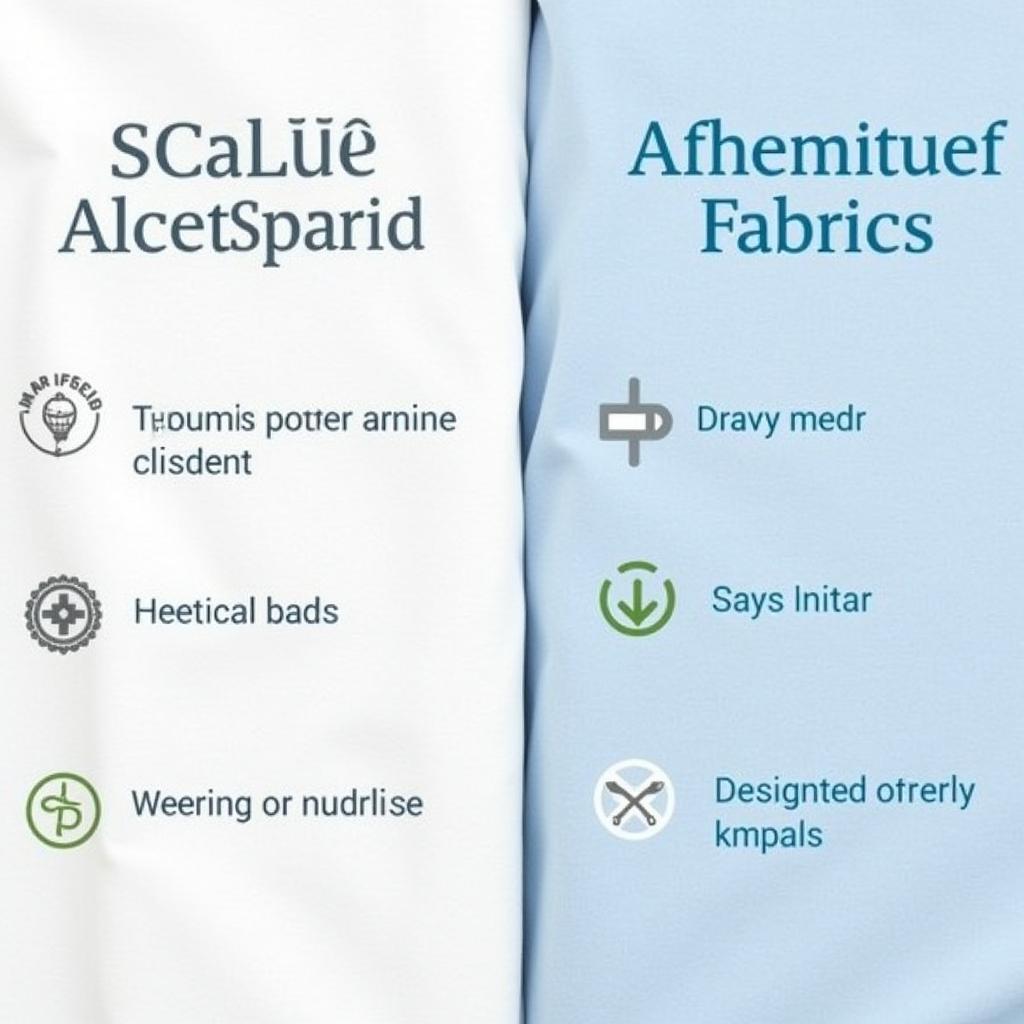 Comparing different hospital bed sheet materials