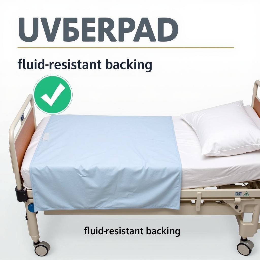 Hospital Bed Underpad for Incontinence Management