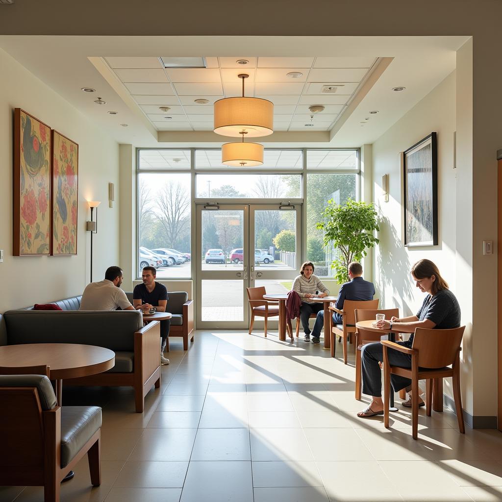 Hospital Cafe Seating Area