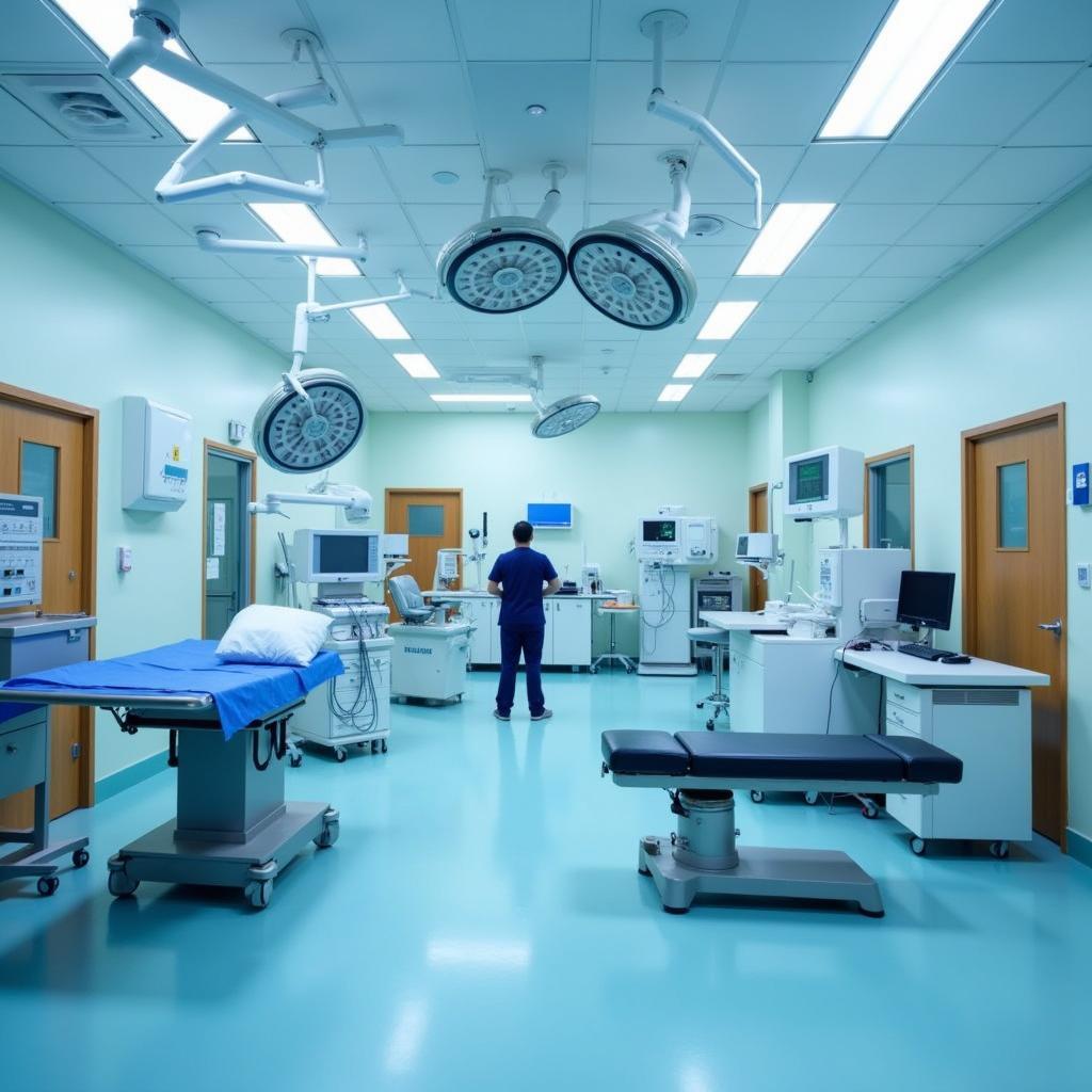 State-of-the-art operating room in Calixto Garcia Hospital