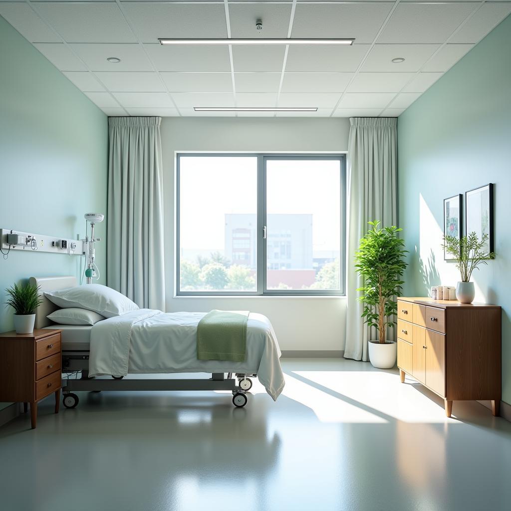 Comfortable and Welcoming Patient Room