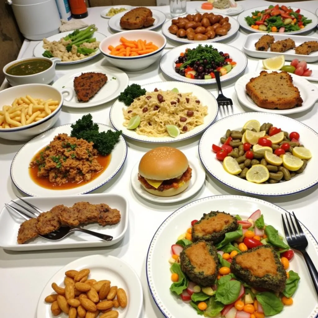 A variety of delicious and healthy meals at Hospital Centre AL