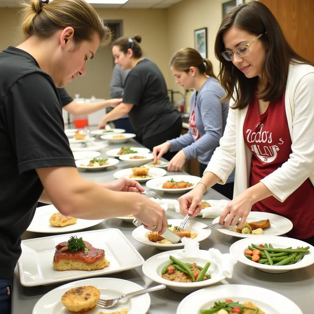 Christmas meals at San Jose Hospital