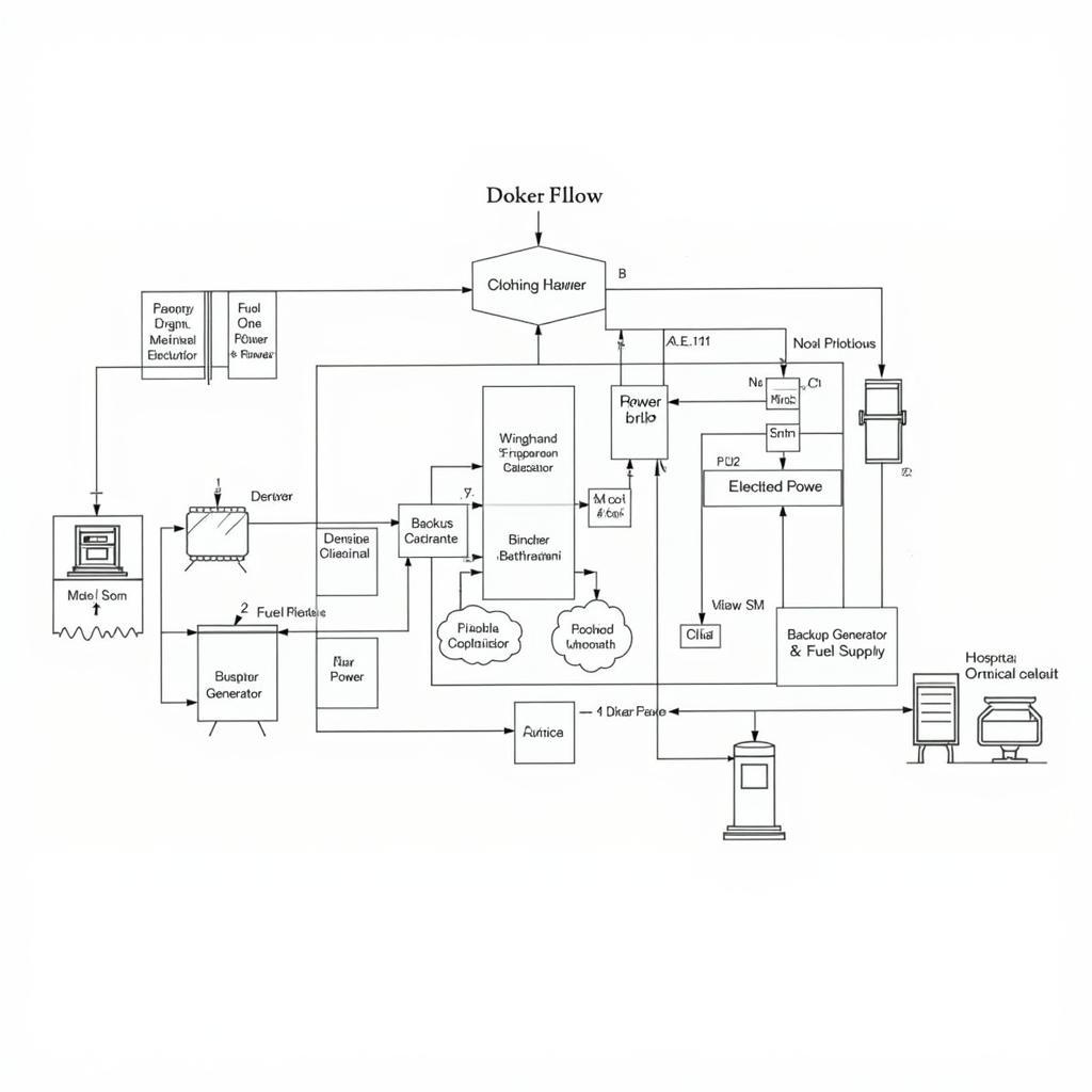 Hospital Electrical Grid Schematic