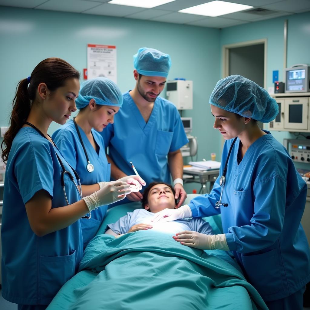 Skilled Medical Professionals in Hospital Emergency Room