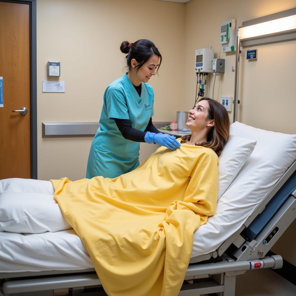 Maintaining Patient Dignity in a Hospital Gown