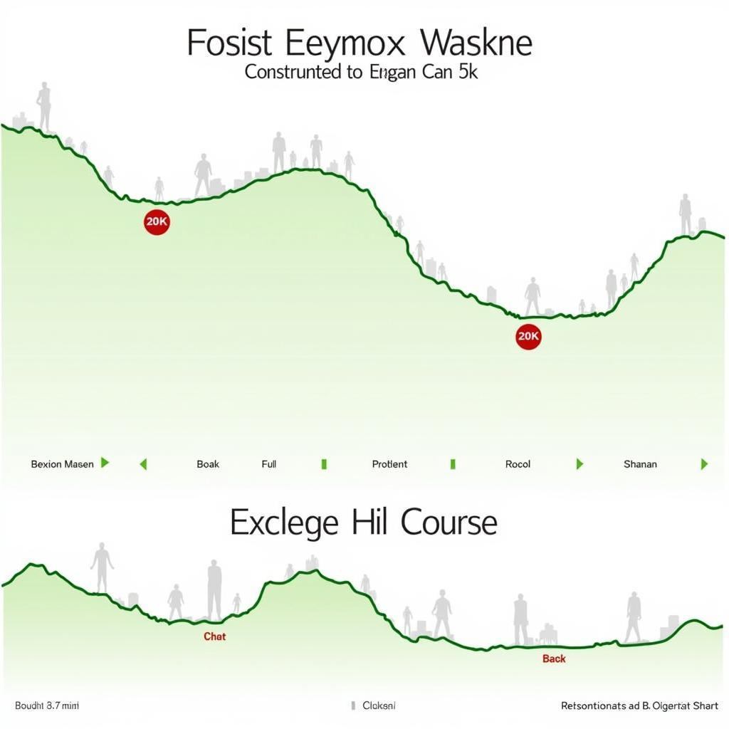 Elevation map of the Hospital Hill 5k course