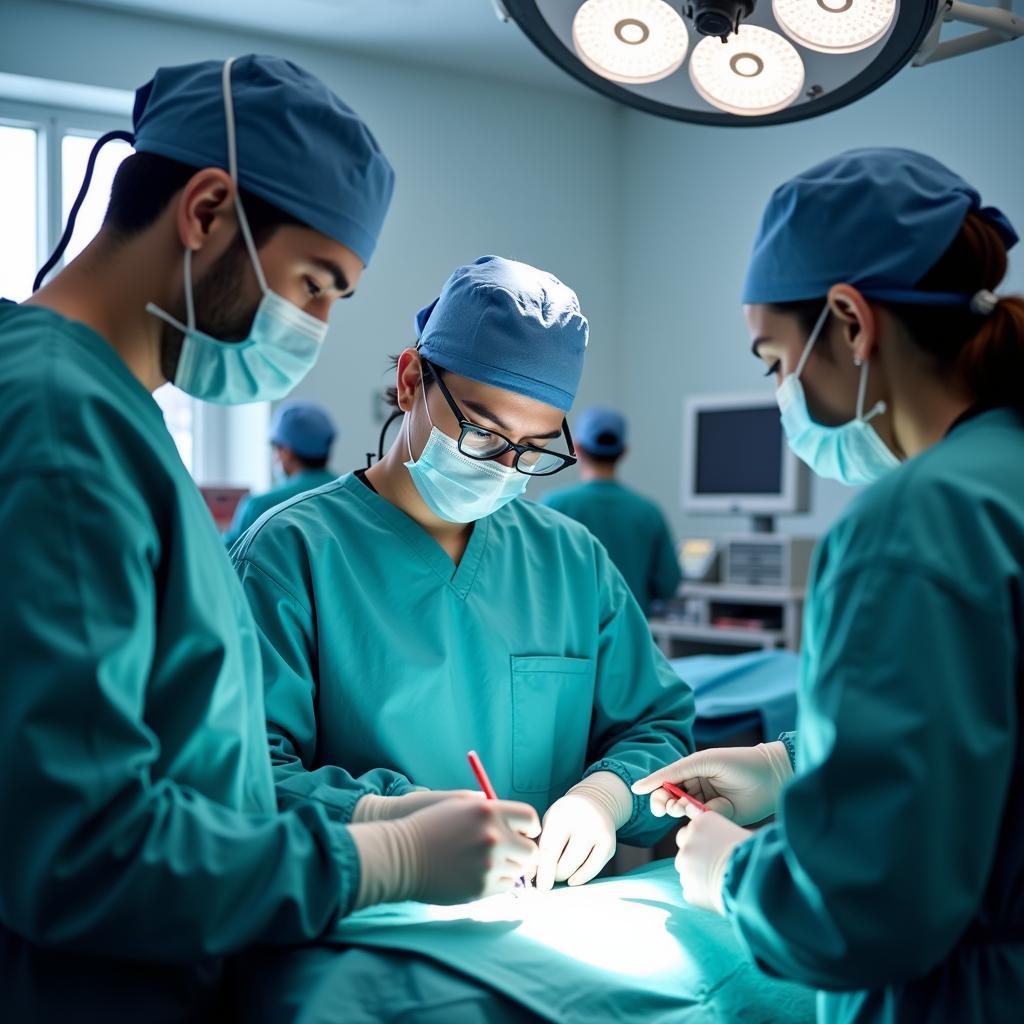 Surgical Team in Operating Room