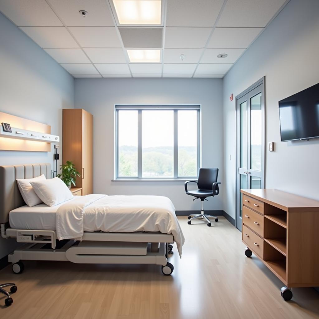 Comfortable Patient Room in Amherst Hospital