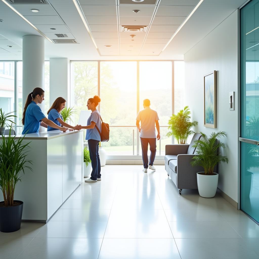 Hospital Reception Area