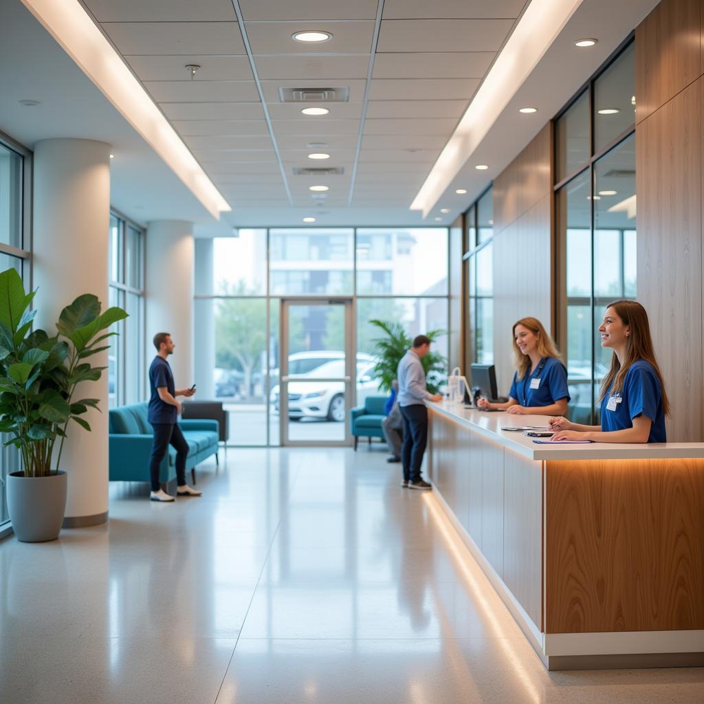 Hospital Reception Desk