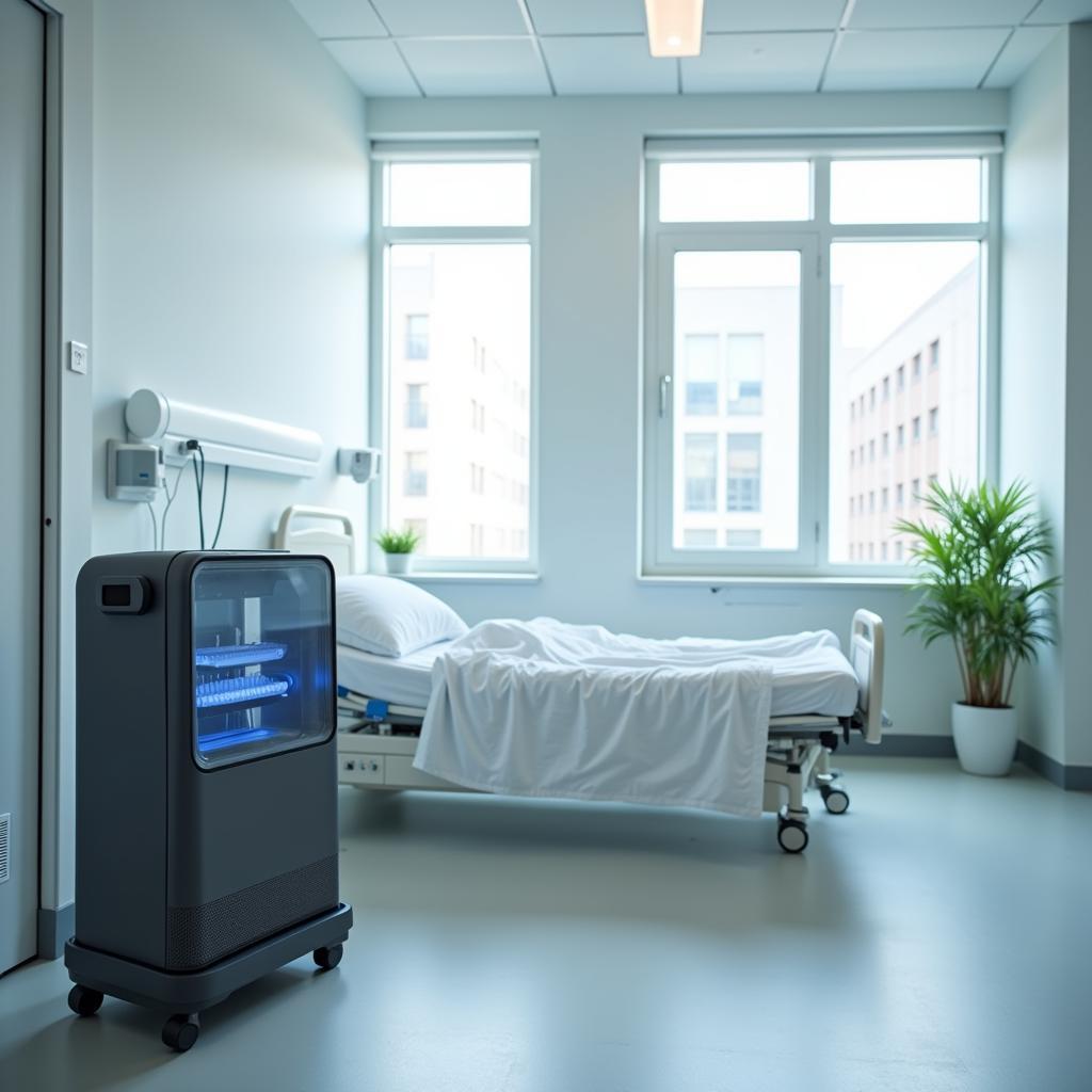 Hospital Room Equipped with a HEPA Filter