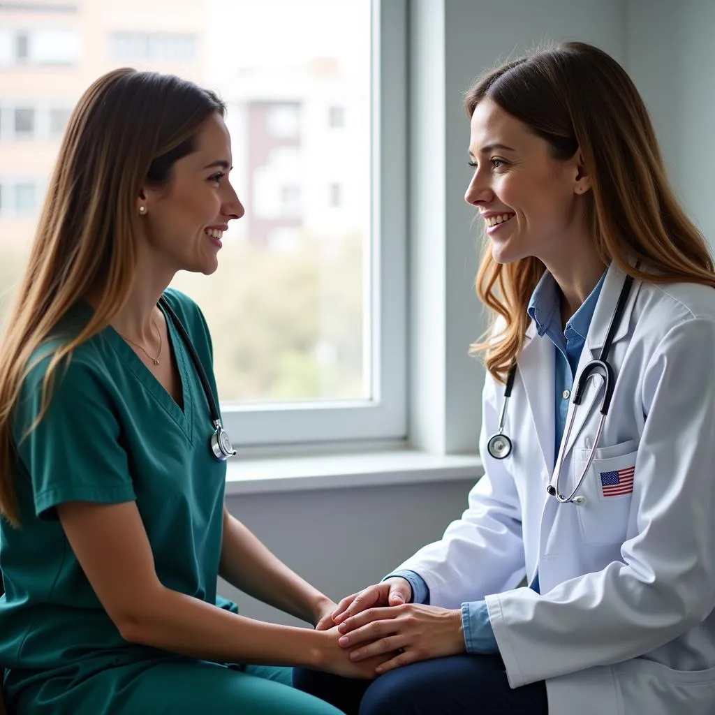 Patient and Doctor Consultation at Hospital San Gerardo