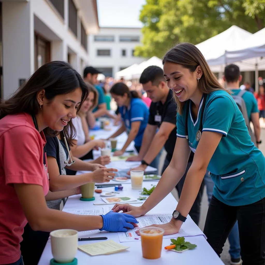 Hospital Sao Mateus Participating in Community Health Fair