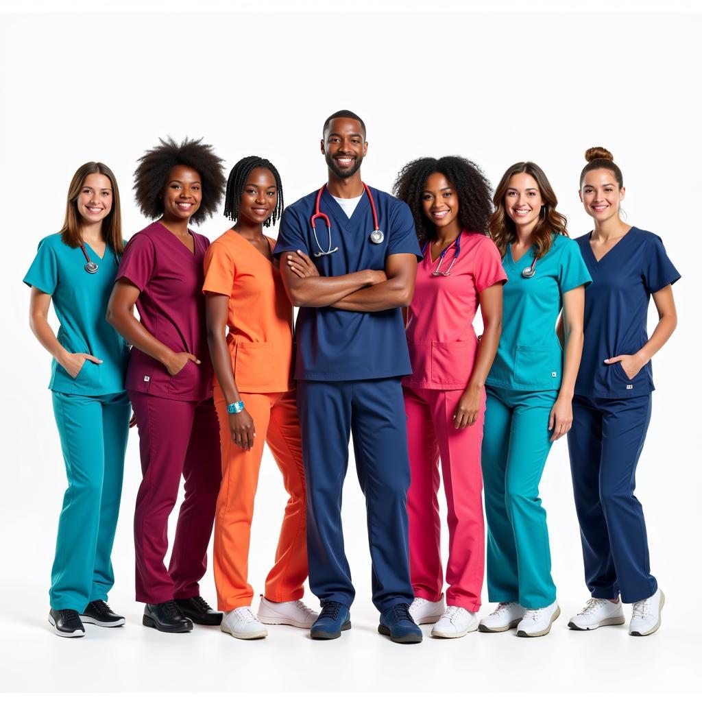 Hospital Scrubs for Different Professions