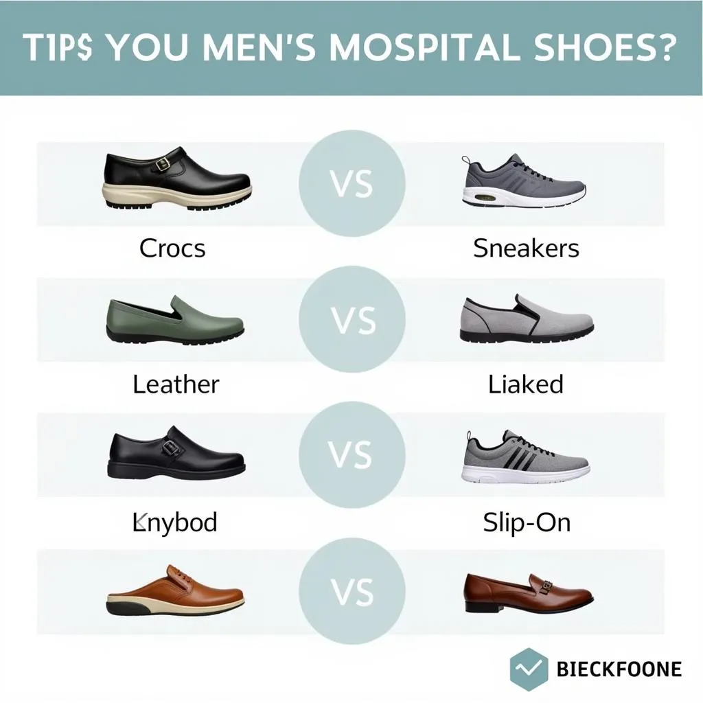 Different Types of Hospital Shoes for Men