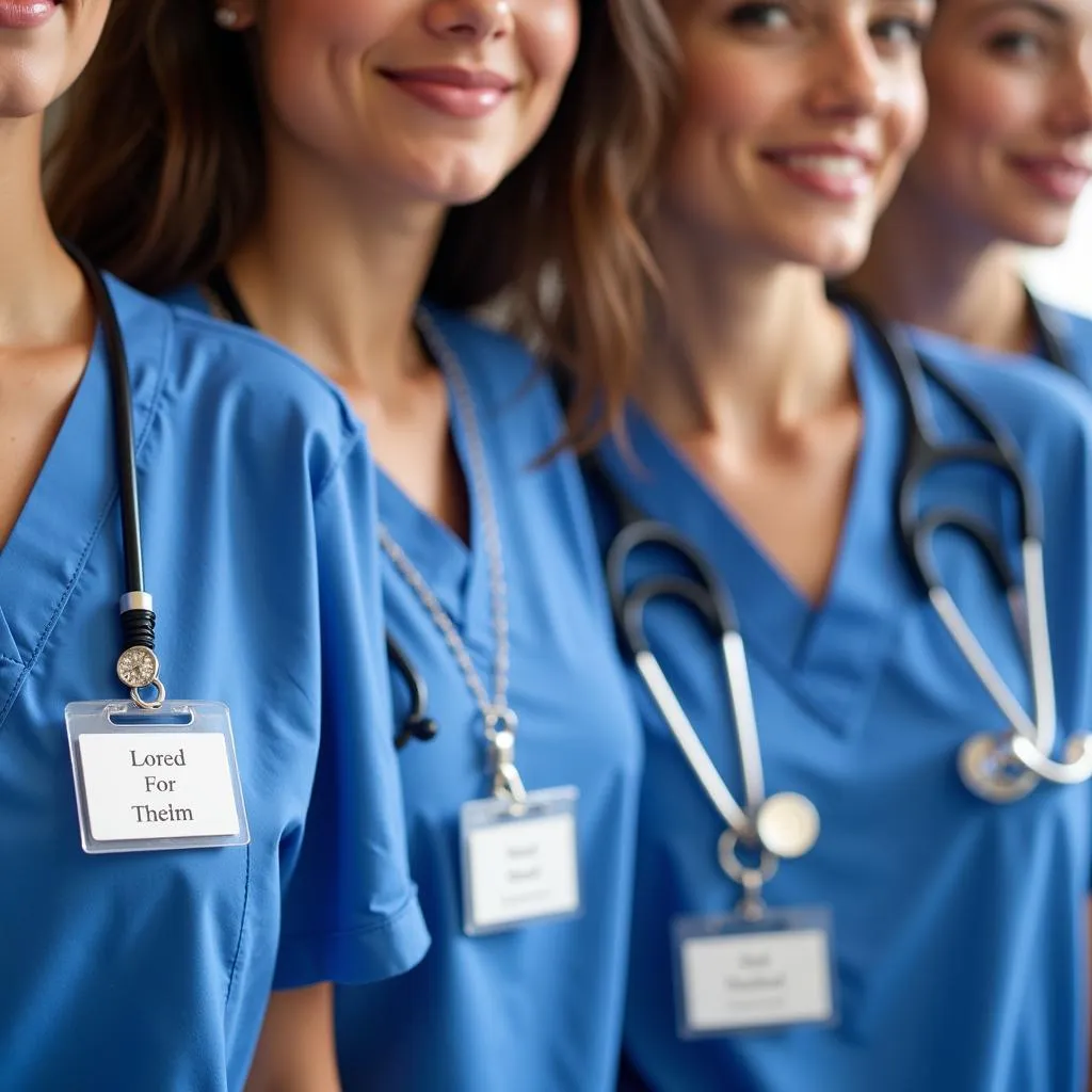 Hospital Staff with Personalized Jewelry