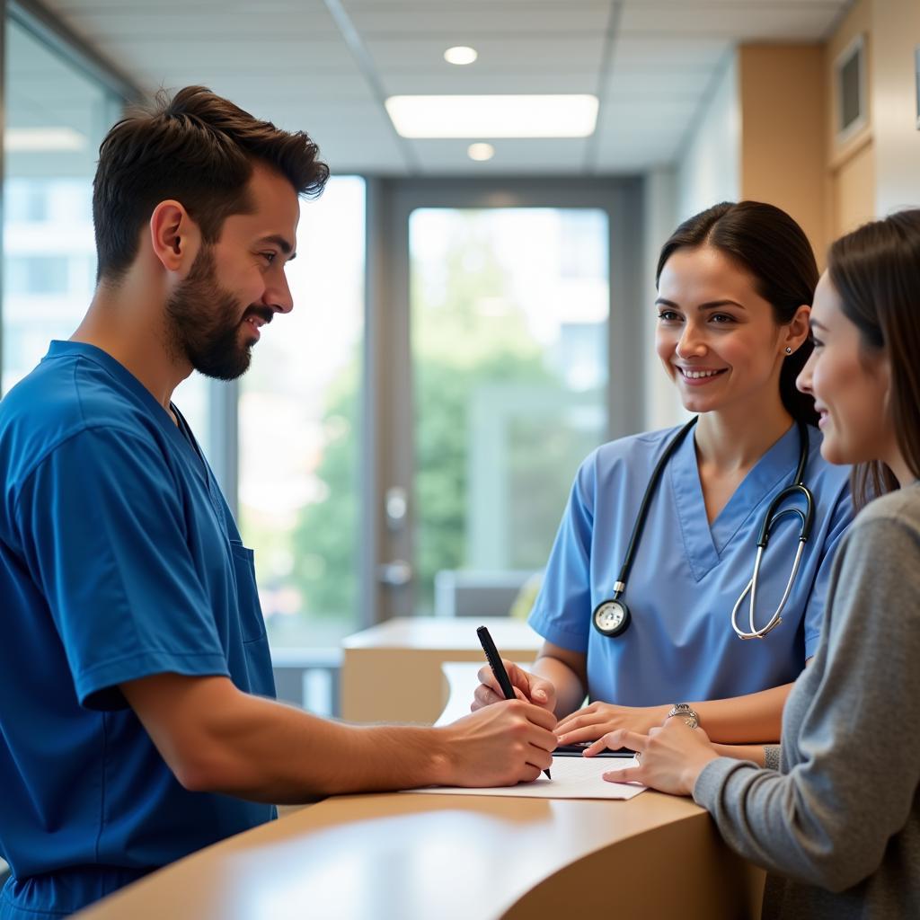 Hospital Visitor Signing In