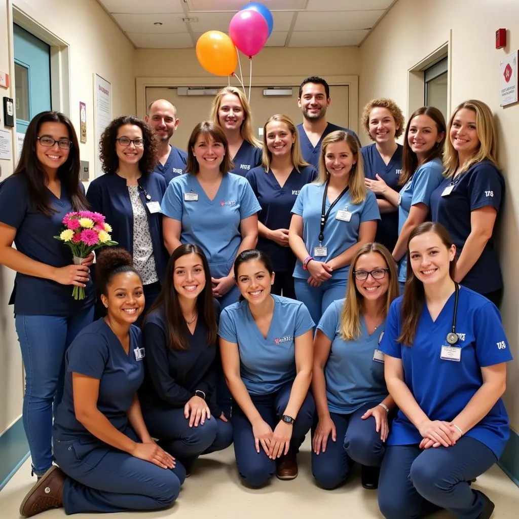 Group of Hospital Volunteers