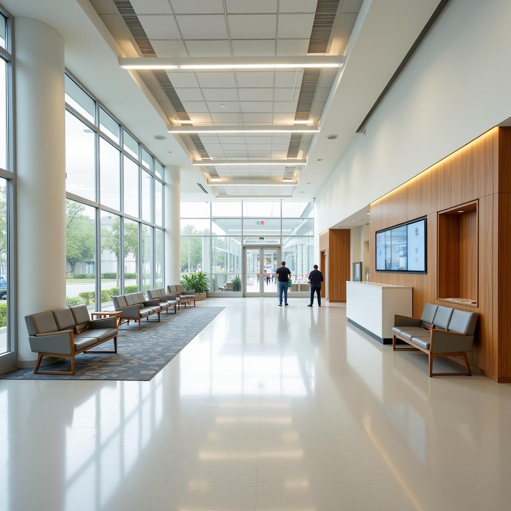 Spacious and Comfortable Hospital Waiting Area