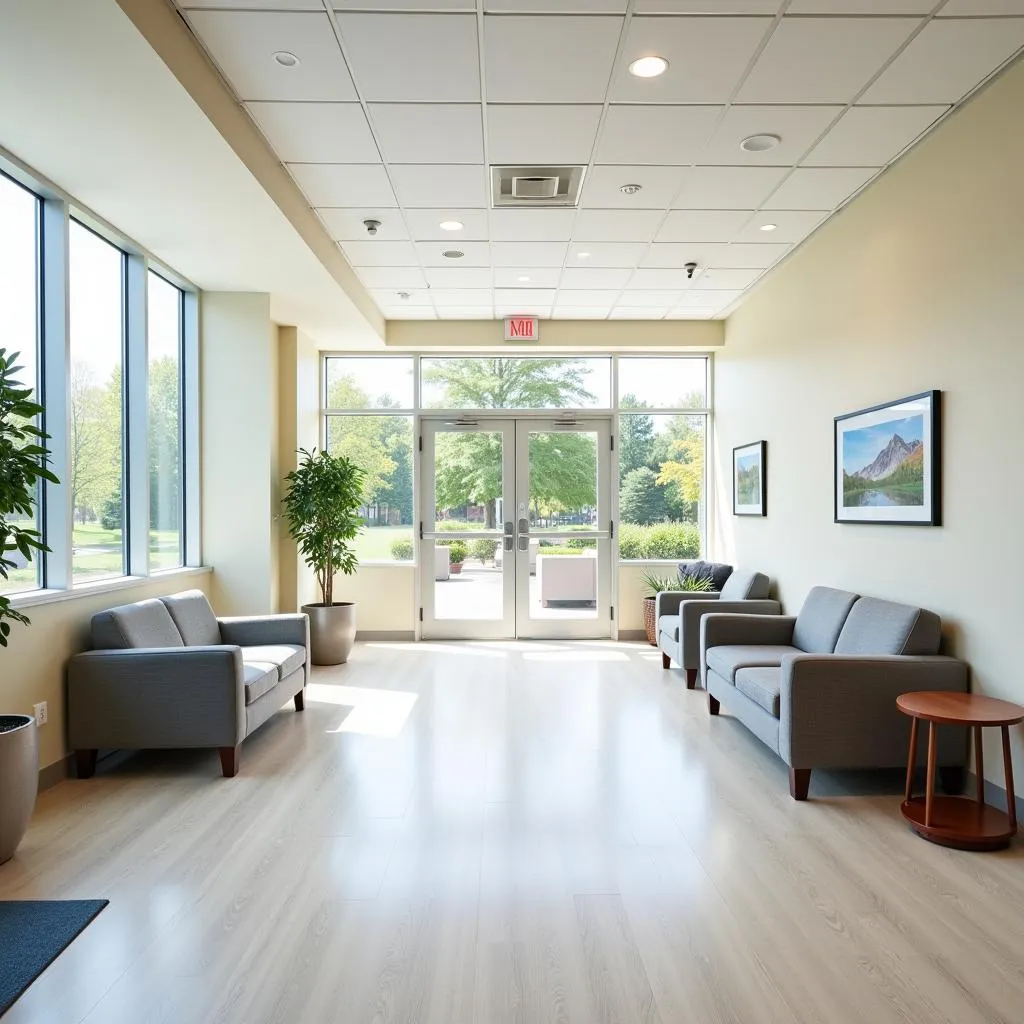 Comfortable and Welcoming Hospital Waiting Area in Schaumburg