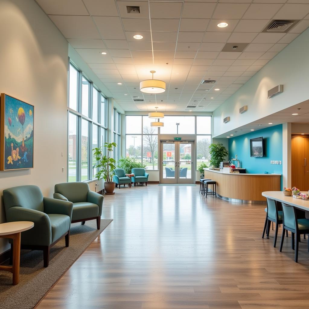 Comfortable and Welcoming Hospital Waiting Area in Georgetown, TX