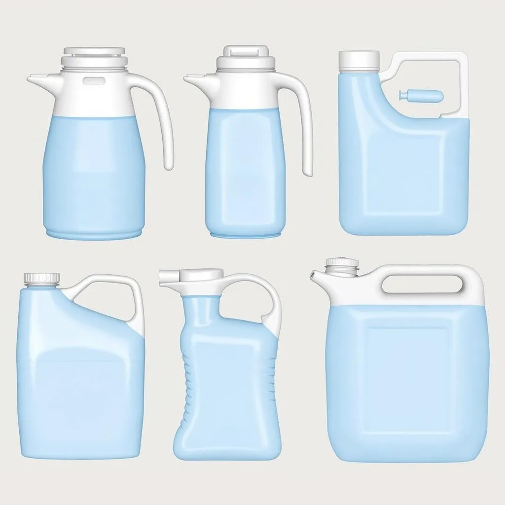 Hospital water jugs with different design elements for improved functionality and user experience