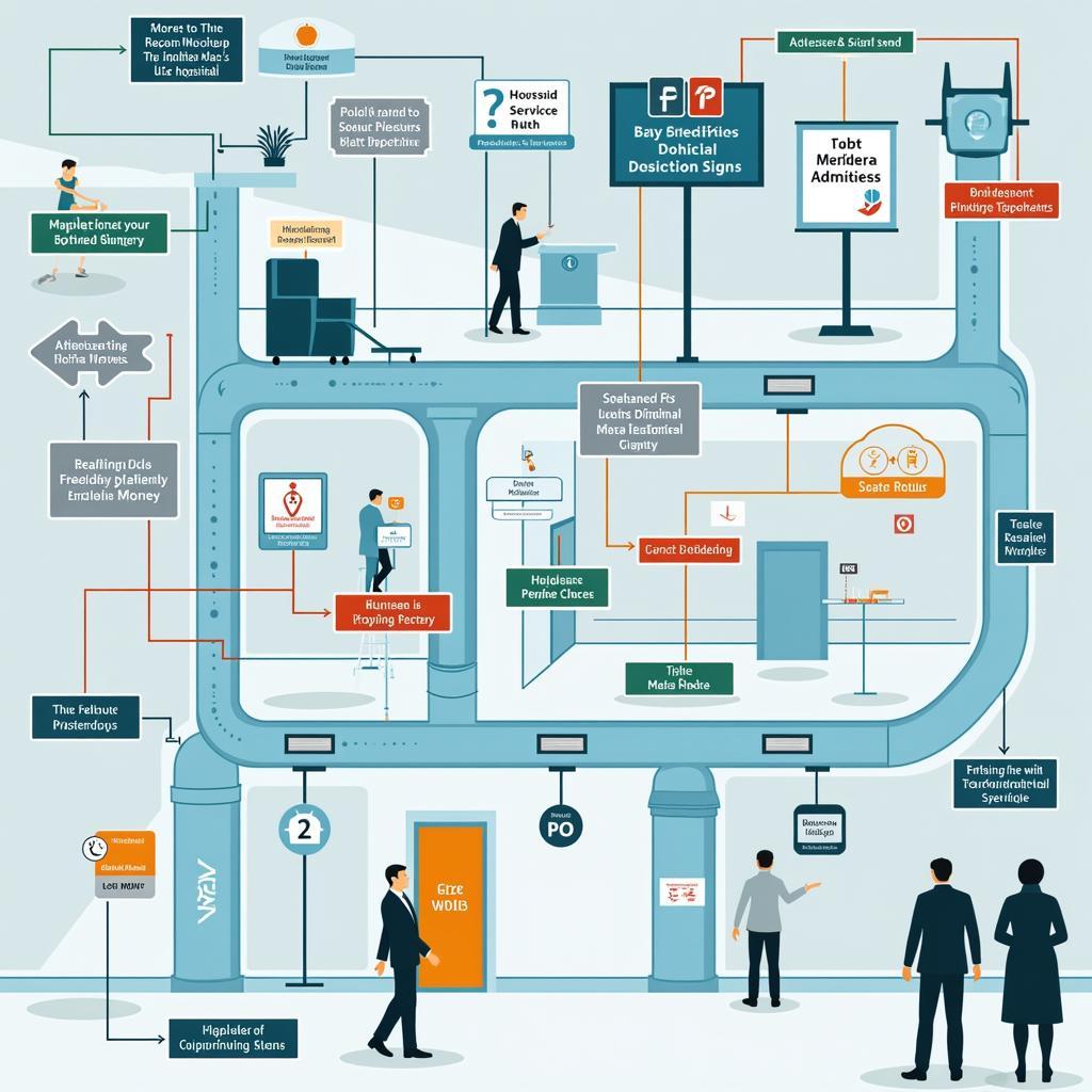 A comprehensive hospital wayfinding signage system