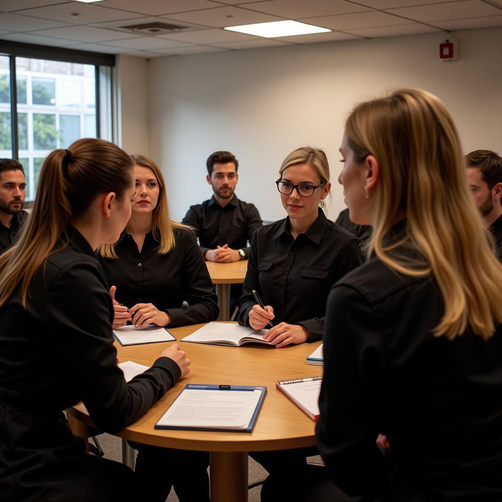 Hospitality Staff Receiving Training