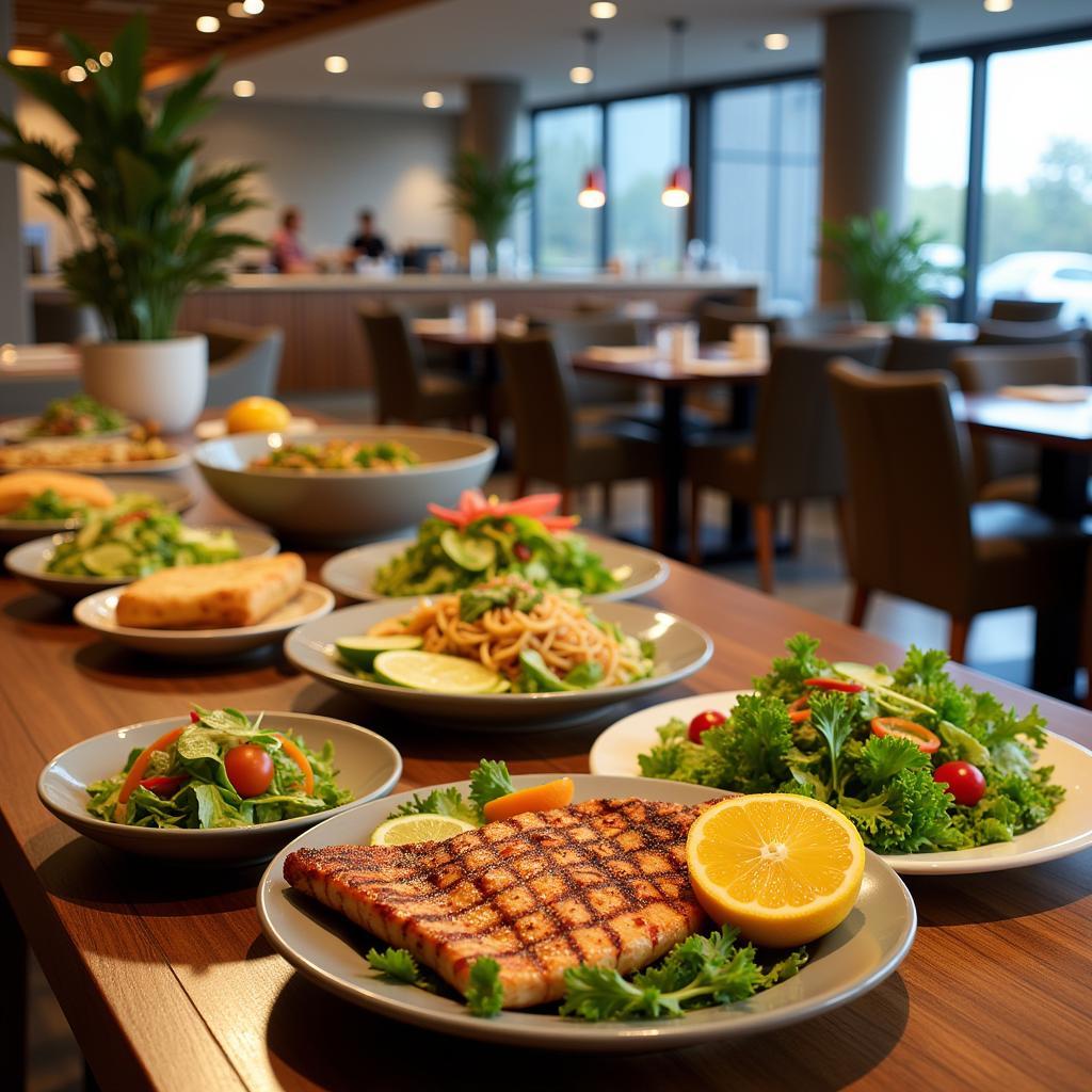 Hotel Restaurant with Healthy Meal Options