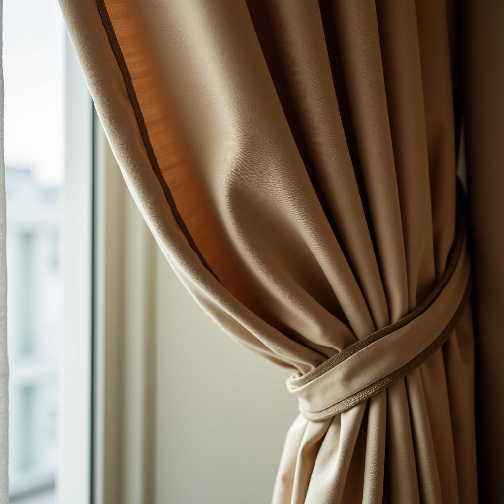 Luxury Hotel Room Drapery Details