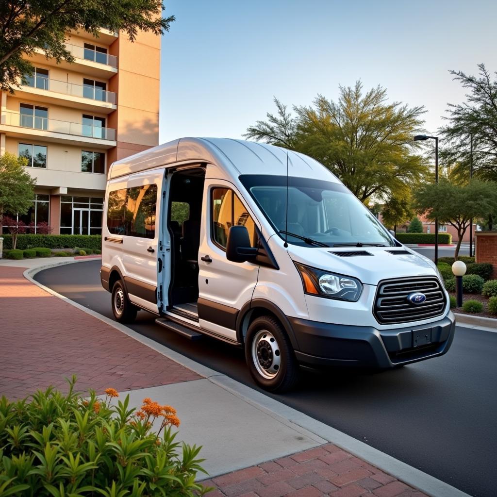 Hotel shuttle service near Baylor Hospital Fort Worth