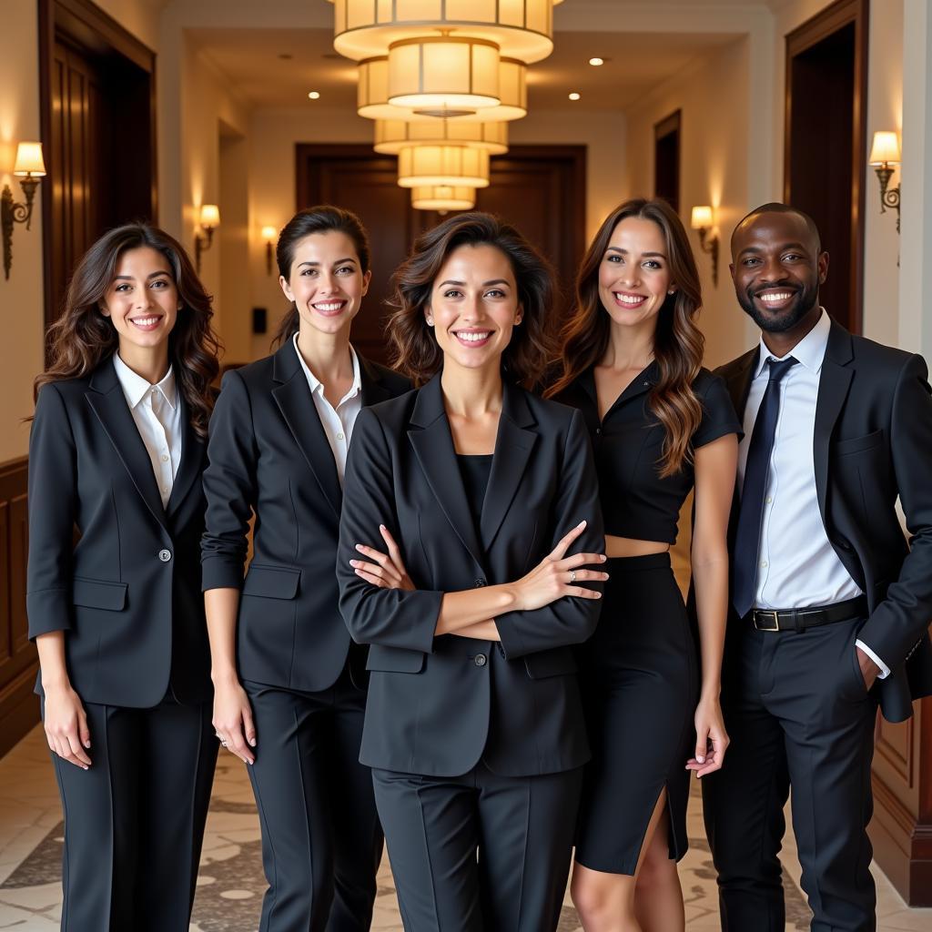 Diverse Hotel Staff in Atlanta