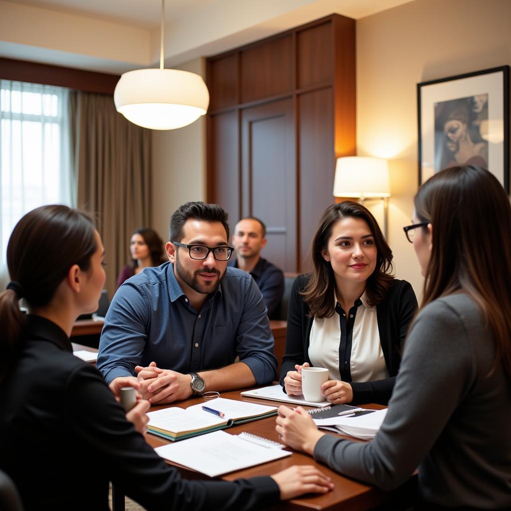 Hotel Staff Training with Interpreter