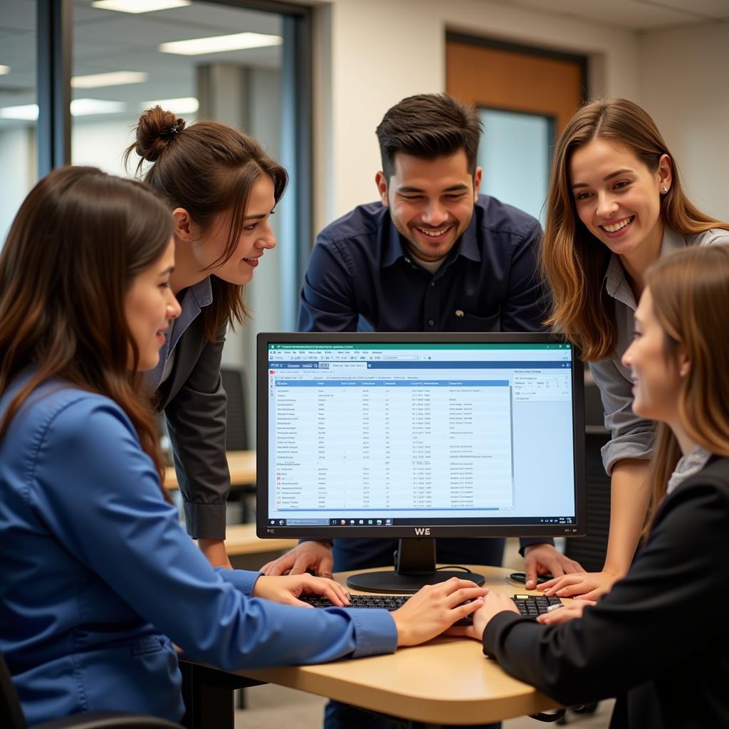 Hotel Staff Utilizing a Cloud-based Property Management System