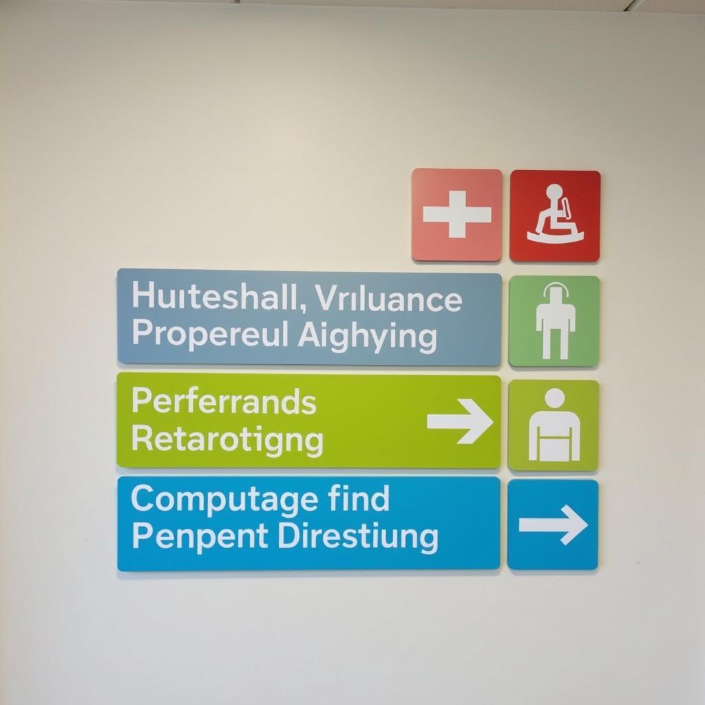 Huntsville Hospital Color-Coded Signage