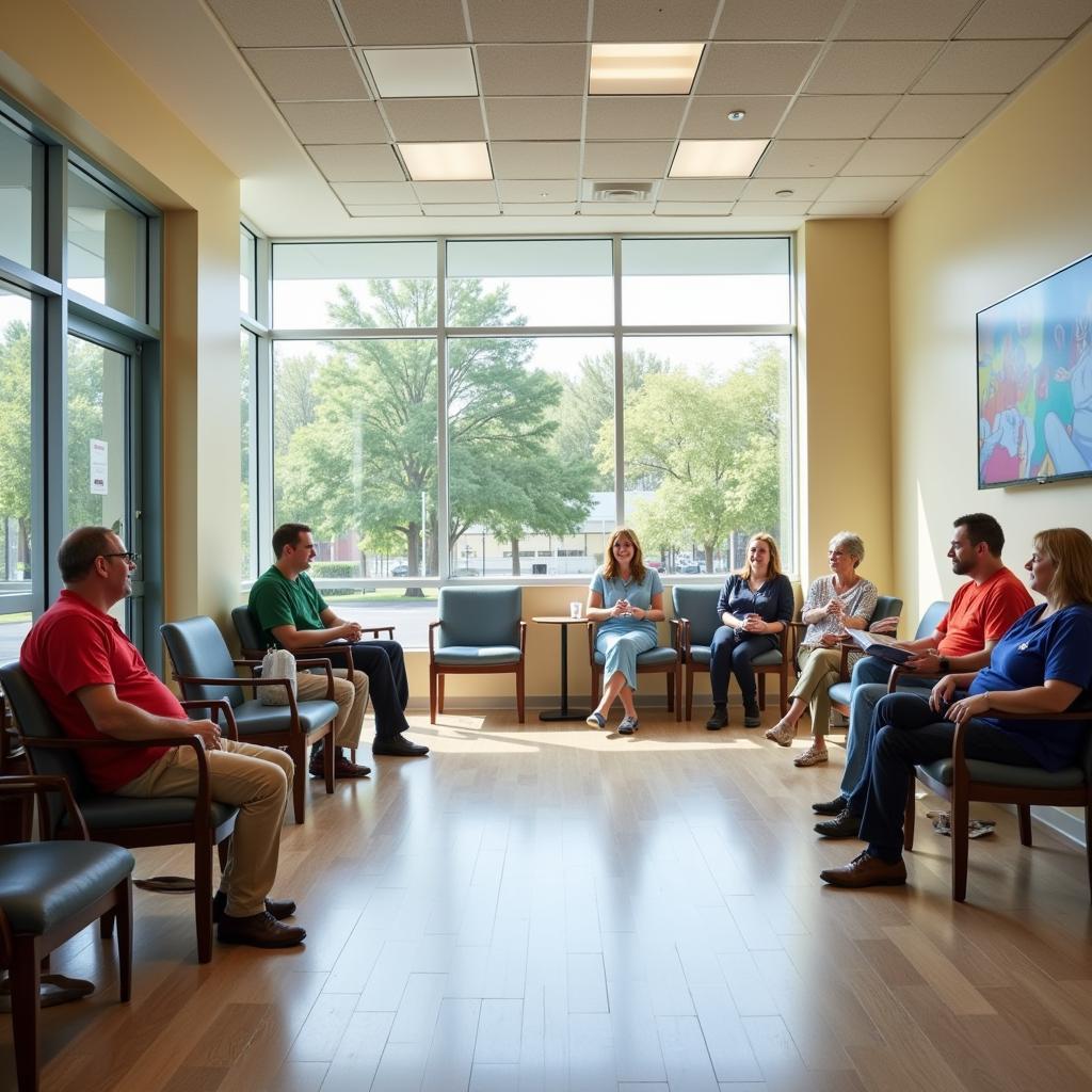 Comfortable Hospital Waiting Area