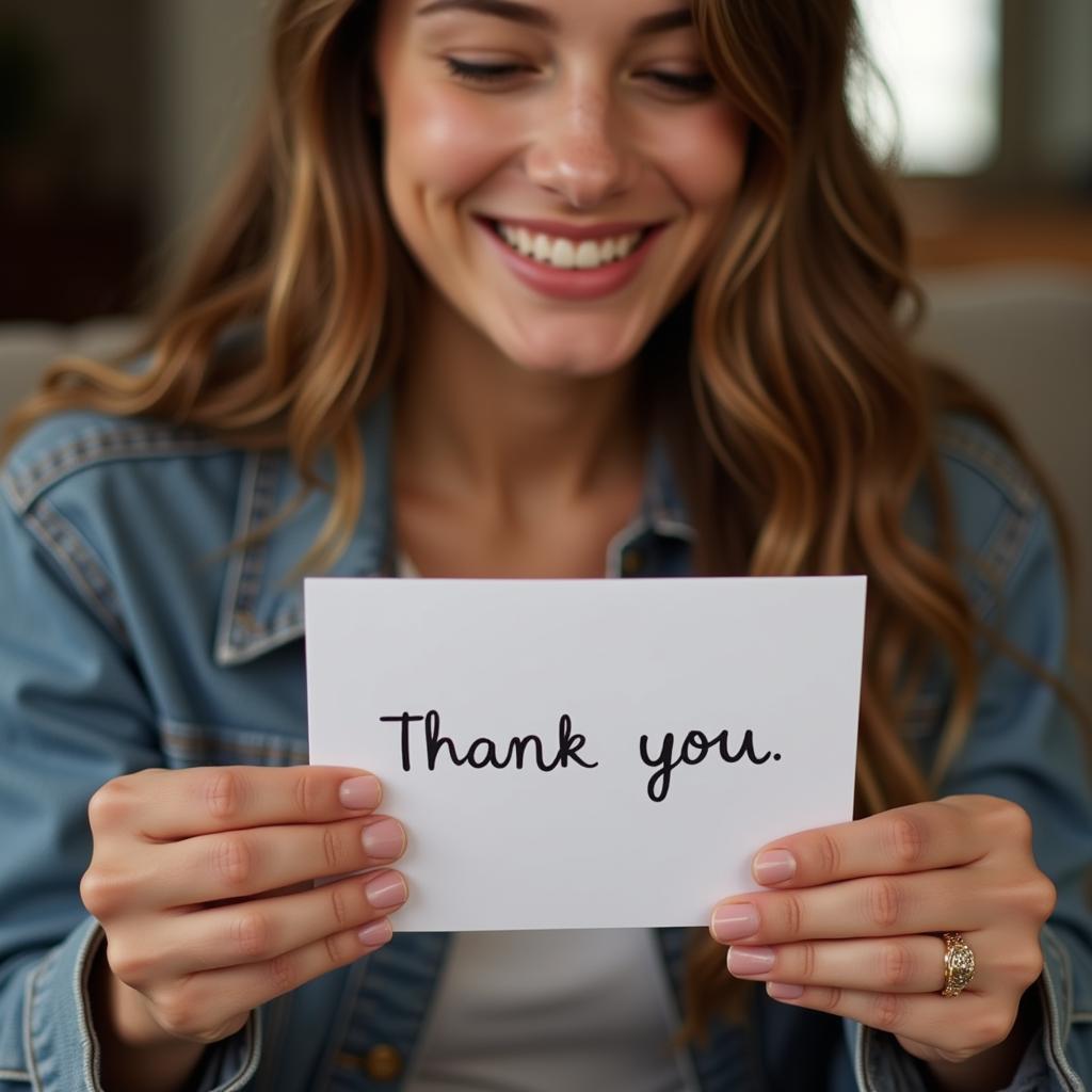 The Impact of a Handwritten Thank You Note