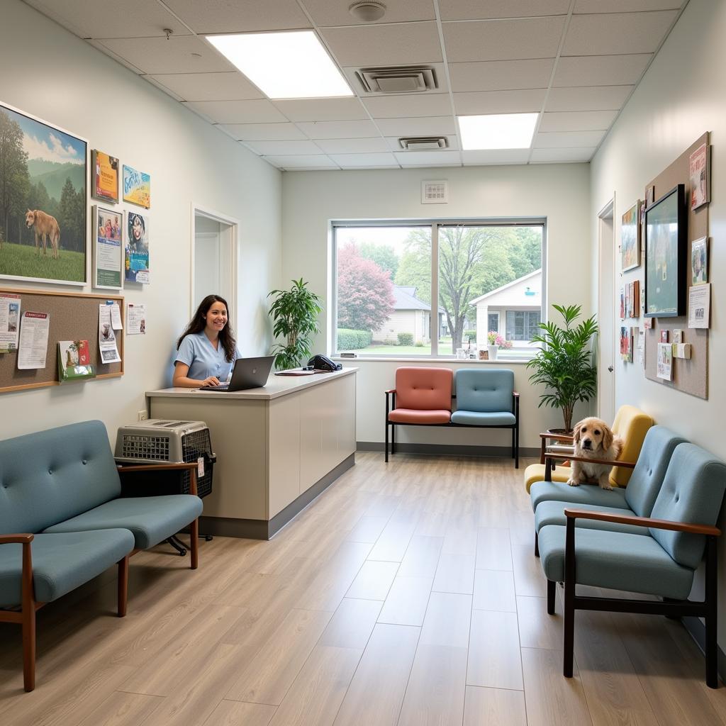 Comfortable and Welcoming Waiting Area in Independence Animal Hospital