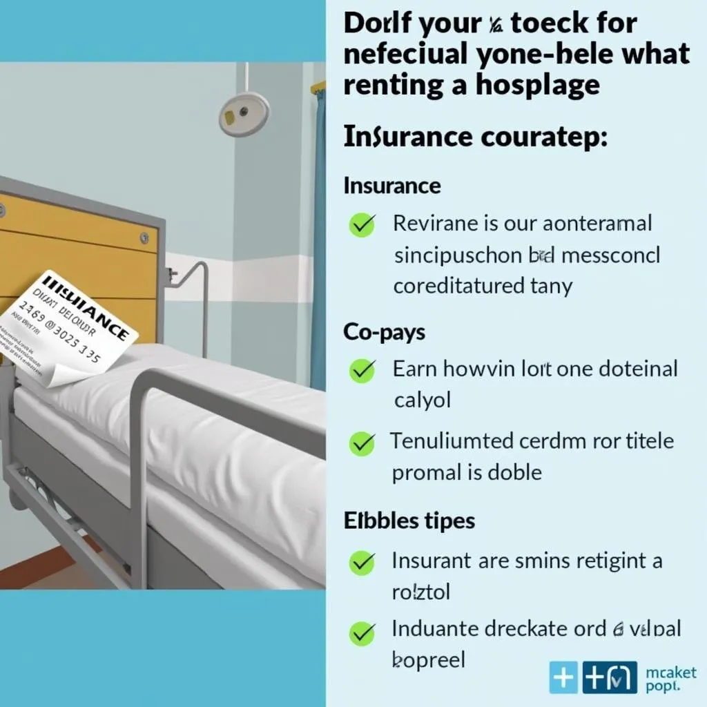 Insurance Card and Hospital Bed