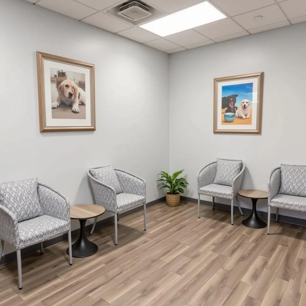 Comfortable waiting area at Island Animal Hospital Viera