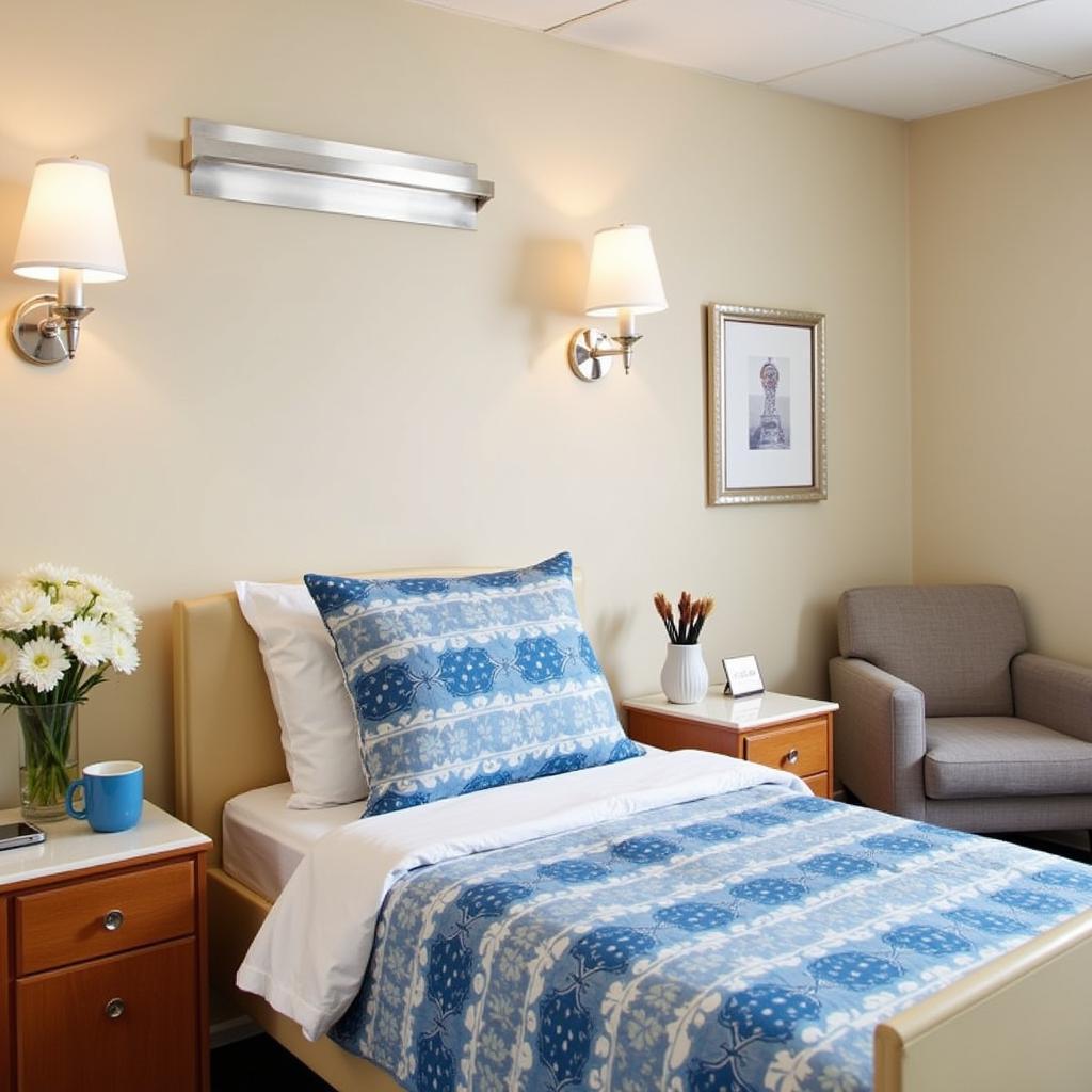 Comfortable Patient Room at J N Adams Memorial Hospital