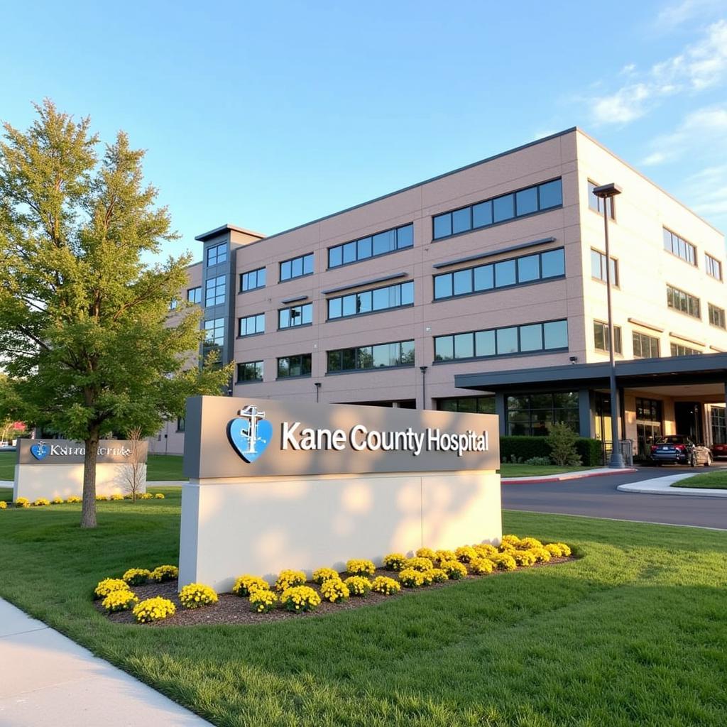 Kane County Hospital Exterior Building