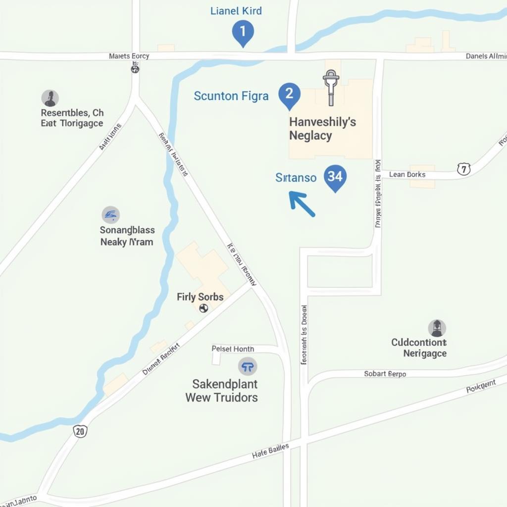 Map highlighting location of Kindred Hospital Indianapolis North in Indianapolis, IN